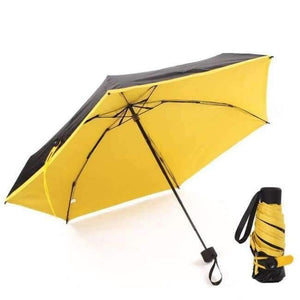 Planet Gates Yellow Mini Pocket Women Umbrellas Parasol Folding Male Umbrella Rain Women Anti UV Guarda Chuva sombrinha sun paraguas parapluie