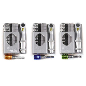 Planet Gates Yellow Multi Tool 12 In 1 Ratchet Screwdriver Set Ratchet Handle 10Pcs Torx Bit Set for Screwdriver Multitool Phone Repair Hand Tool