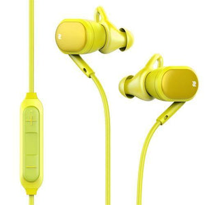 Planet Gates Yellow Mutto Sports Bluetooth Earphone, ROCK Space Series Luxury Bluetooth 4.1 IPX 4 In Ear Sport Bluetooth Earphone