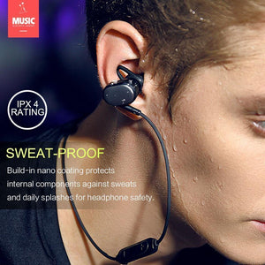 Planet Gates Yellow Mutto Sports Bluetooth Earphone, ROCK Space Series Luxury Bluetooth 4.1 IPX 4 In Ear Sport Bluetooth Earphone