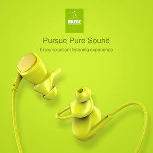 Planet Gates Yellow Mutto Sports Bluetooth Earphone, ROCK Space Series Luxury Bluetooth 4.1 IPX 4 In Ear Sport Bluetooth Earphone