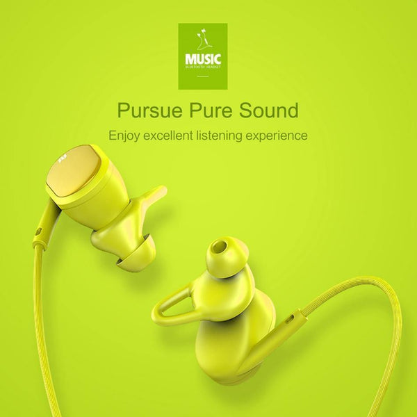 Planet Gates Yellow Mutto Sports Bluetooth Earphone, ROCK Space Series Luxury Bluetooth 4.1 IPX 4 In Ear Sport Bluetooth Earphone
