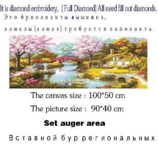 Planet Gates Yellow Needle Arts Crafts Diy Diamond Painting Cross Stitch Dream Home Diamond Embroidery Cabin Scenery Rubik's Cube Drill Picture