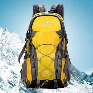 Planet Gates Yellow Outdoor Sports Bag 40L Mountaineering Backpack Functional Men Women Bag Bolsas Femininas Hiking traveling Bag