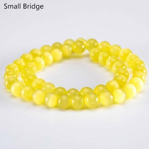 Planet Gates yellow P405 / 8MM 25pcs 4 6 8 10Mm Mix Color Round Glass Strand Beads For Jewelry Making Diy Bracelets Perles Loose Smooth Natural Opal Beads Wholesale