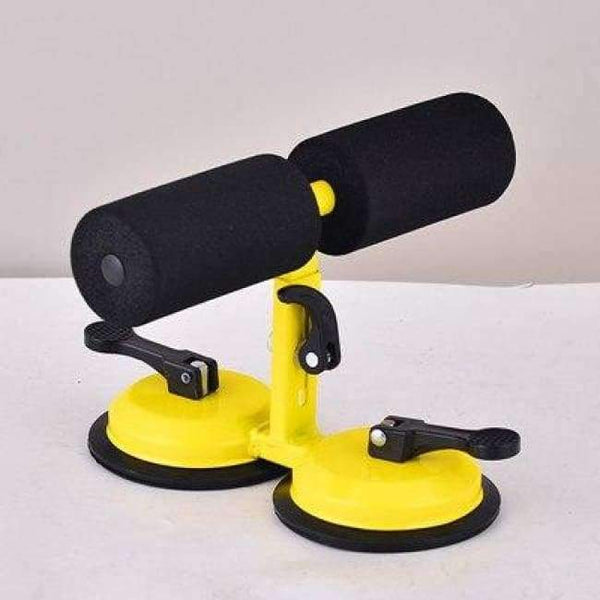 Planet Gates Yellow Push-up Stands Sit-up Abdomen Double Sucker Portable Fitness Exercise Machine Home Body Building Slimming Sports Gym Equipment