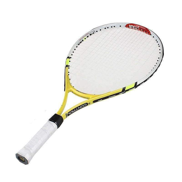 Planet Gates Yellow Quality 1x New Junior Tennis Racquet Raquette Training Racket for Kids Youth Childrens Tennis Rackets with Carry Bag Hot