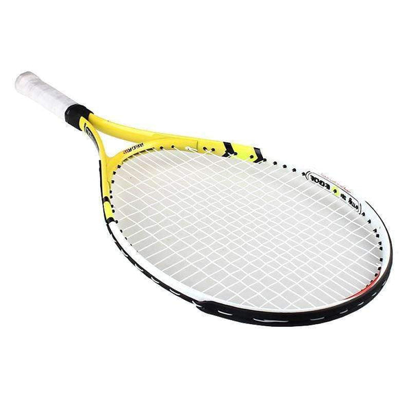 Planet Gates Yellow Quality 1x New Junior Tennis Racquet Raquette Training Racket for Kids Youth Childrens Tennis Rackets with Carry Bag Hot