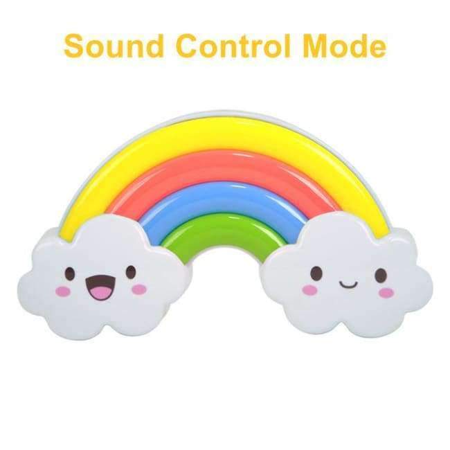 Planet Gates Yellow Rainbow Lamp LED Night Light for Bedroom Children kids baby Ambient Emergency light Can charge for gift  LAOPAO