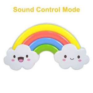 Rainbow Lamp LED Night Light for Bedroom Children kids baby Ambient Emergency light Can charge for gift  LAOPAO