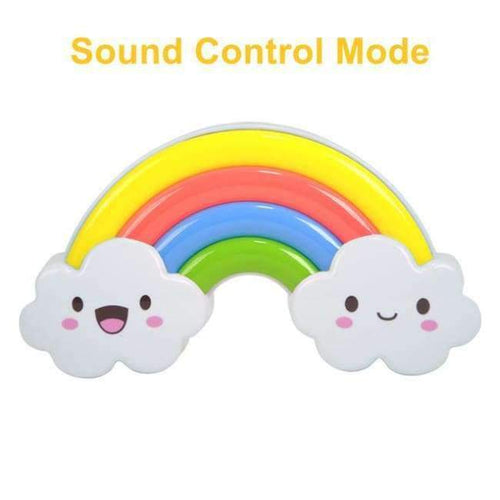 Rainbow Lamp LED Night Light for Bedroom Children kids baby Ambient Emergency light Can charge for gift  LAOPAO
