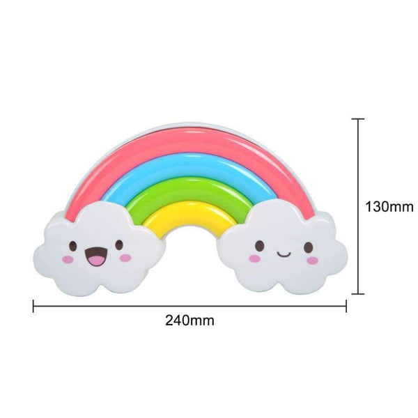 Planet Gates Yellow Rainbow Lamp LED Night Light for Bedroom Children kids baby Ambient Emergency light Can charge for gift  LAOPAO