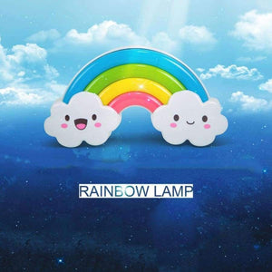 Planet Gates Yellow Rainbow Lamp LED Night Light for Bedroom Children kids baby Ambient Emergency light Can charge for gift  LAOPAO