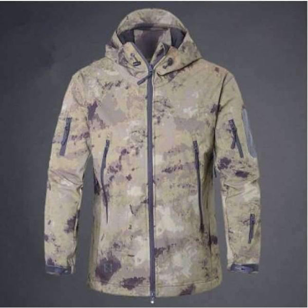 Planet Gates Yellow ruins / XS Army Camouflage Coat Military Jacket Waterproof Windbreaker Raincoat Hunt Clothes Army  Men Outerwear Jackets And Coats