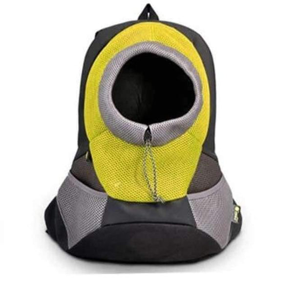 Planet Gates Yellow / S Pet Dog Carrier Pet Backpack Bag Portable Travel Bag Pet Dog Front Bag Mesh Backpack Head Out Double Shoulder