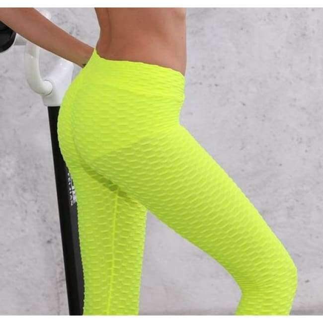 Planet Gates Women Fashion Bubble Waffle Leggings V Shape Waistband Flaws Textured Pants  Scrunch Butt Pants Workout Sexy Leggings