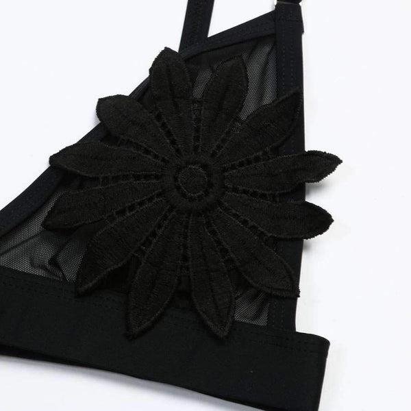 Planet Gates Yellow / S Women swimwear Flower hollow out swimwear women Eye-catching sexy swimwear women bikini Pregnant woman swimsuit JL 10