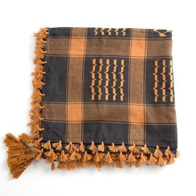 Planet Gates Yellow Scarves Men Winter Military Keffiyeh Windproof Scarf  Hijab Shemagh Tactical Desert Square Wargame
