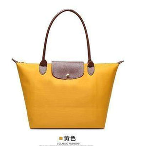 Planet Gates YELLOW / Small  30x23x12 cm Women Bags Shoulder Bag Handbag Waterproof Nylon Leather Beach bag Designer Folding Tote Bolsa Sac Feminina