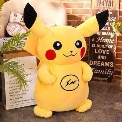 Hiroshi Fujiwara Joint Dark Black Pikachu CHUSIHAI Pikachu Cartoon Plush Toy Doll Doll