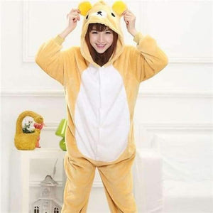Planet Gates Yellow Tenma / S Adult/Kids Winter Woman whole Pajamas Animals Unicorn Costume  Fancy Animal Anime Cosplay One piece Jumpsuit Halloween Onesie