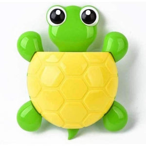 Planet Gates yellow tortoise Bathroom Products Sets Cartoon Ladybug Snails Toothbrush Toothpaste Holder Wall Sucker Suction Hook Tooth Brush Holder