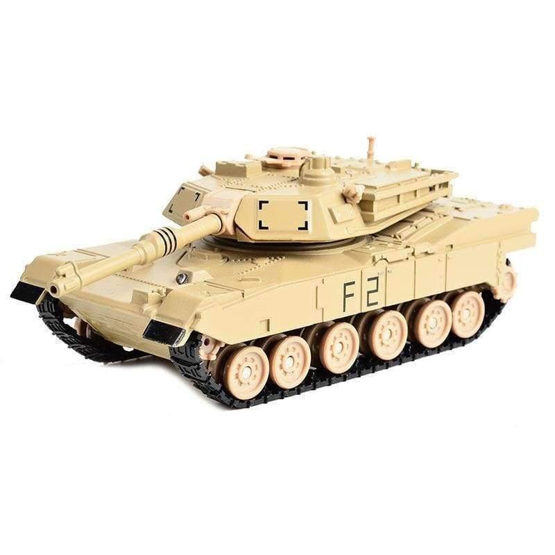 Planet Gates Yellow Toy Vehicle Military Tiger Metal Tank Model Diecast with light and sound, Pullback 15CM