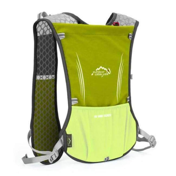 Planet Gates Yellow Trail Running Backpack Men Women Ultralight Racing Marathon Hiking Bag Fitness Mobile Phone Holder Sport Accessories