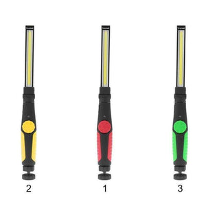 Planet Gates Yellow USB Rechargeable COB LED Work Light Magnetic Car Repair Inspection Lamp Emergency Lights Portable Night Working Lamps