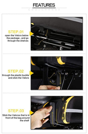 Planet Gates Yellow Waterproof Bicycle Bag 35L Multifunction Portable Cycling Rear Seat Tail Bag Bike Bag Shoulder Handbag Accessories