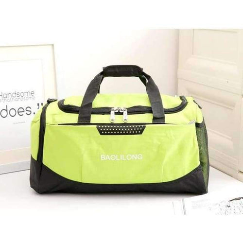 Planet Gates Yellow Waterproof Large Sports Gym Bag With Shoes Pocket Men/Women Outdoor Fitness Training Duffle Bag Travel Yoga Handbag