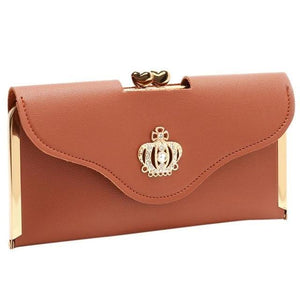 Planet Gates YELLOW Women's Fashion Leather Wallet Women's Handbag Women's Long Wallets Clutch Money Bag Ladies' Card Holder A30