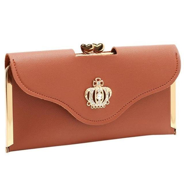 Planet Gates YELLOW Women's Fashion Leather Wallet Women's Handbag Women's Long Wallets Clutch Money Bag Ladies' Card Holder A30