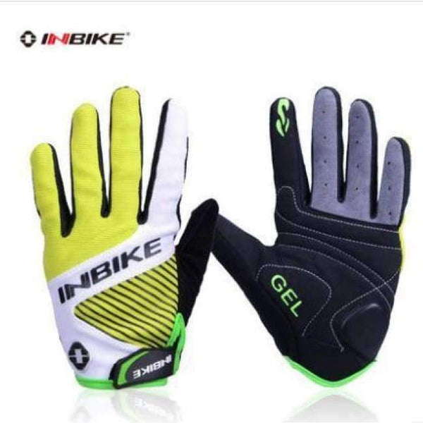 Planet Gates Yellow / XXL Outdoor Sport Gloves Full Finger Gel Padded Bicycle Cycling Gloves Men's Ski Climbing Running Gloves Bike Accessories
