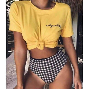 Planet Gates Yellow9358 / L White O Neck Graphic Funny Cute Kiss Pattern T-Shirt 2018 Summer Tshirt  Printed Short Sleeve Harajuku Tee Tops