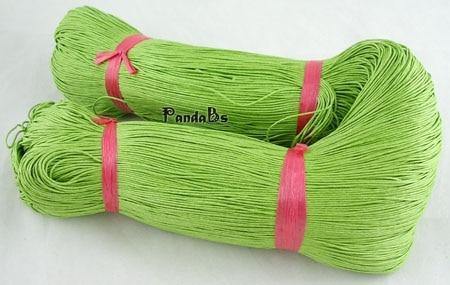 Planet Gates YellowGreen 1mm 400m/bundle Cotton Wax Beading Cord Thread for Necklace  Bracelet Jewelry Making Findings Accessories Hot Discount