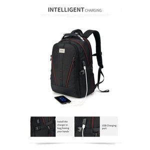 Planet Gates YESO USB Charging Backpack Men Large Capacity Multifunction Teenager Waterproof Oxford Travel Laptop Backpacks For Women Men Bag