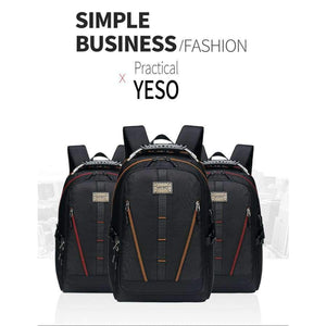 Planet Gates YESO USB Charging Backpack Men Large Capacity Multifunction Teenager Waterproof Oxford Travel Laptop Backpacks For Women Men Bag