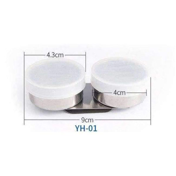 Planet Gates YH 01 1 Piece Stainless Steel Oil Palette Single Double Hole Dipper Painting Oil Pot Oil Painting Art Supplies