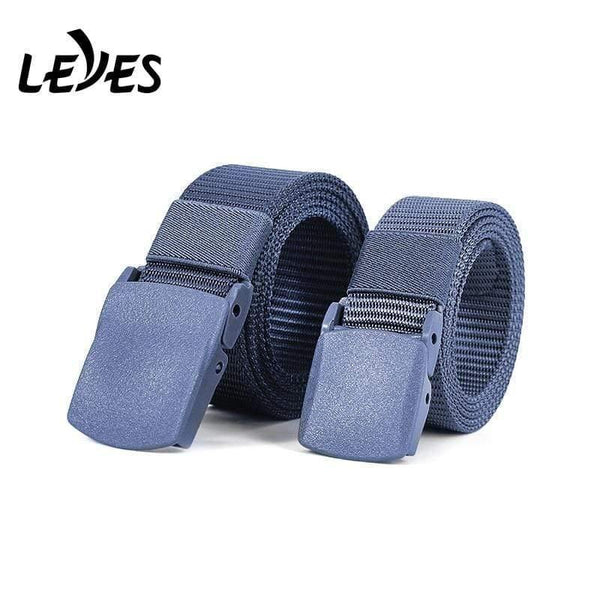 Belt Long Plastic Buckle Waist Webbing Canvas Wide Military Training Nylon Tactical Belts For Men Jeans No Metal