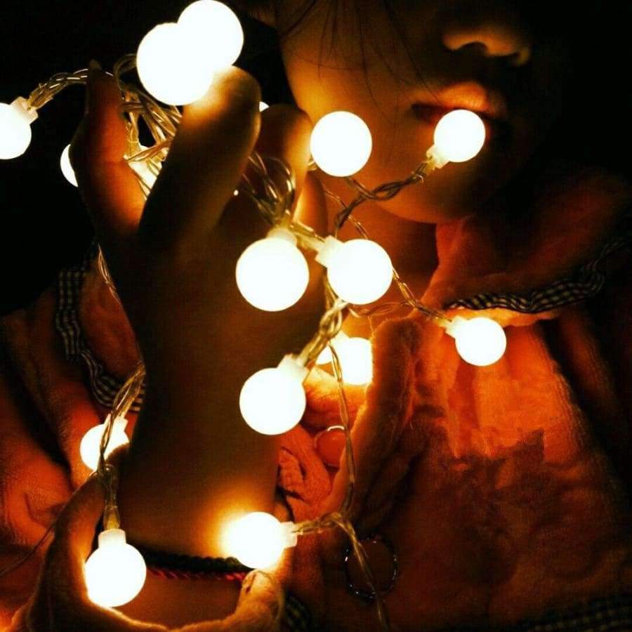 Planet Gates YIYANG 10M 100leds LED Rope 110V 220V Multicolor Ball String Lights Party and Events Wedding Christmas Garlands Holiday Lights