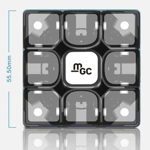 Planet Gates YJ MGC 3x3x3 Magnetic Magic Cube Black Yongjun MGC Speed Cube for Brain Training Toys For Children Kids