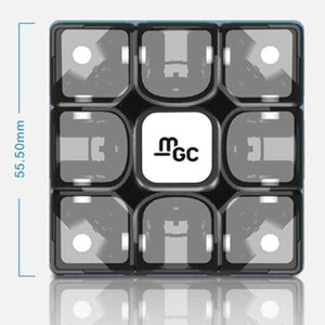 Planet Gates YJ MGC 3x3x3 Magnetic Magic Cube Black Yongjun MGC Speed Cube for Brain Training Toys For Children Kids