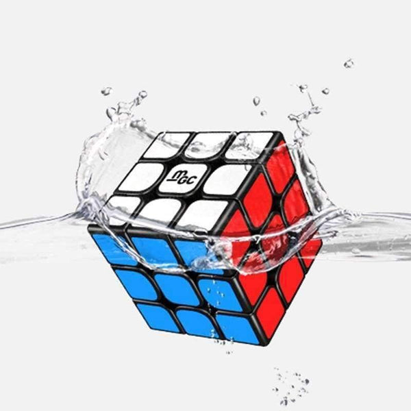 Planet Gates YJ MGC 3x3x3 Magnetic Magic Cube Black Yongjun MGC Speed Cube for Brain Training Toys For Children Kids