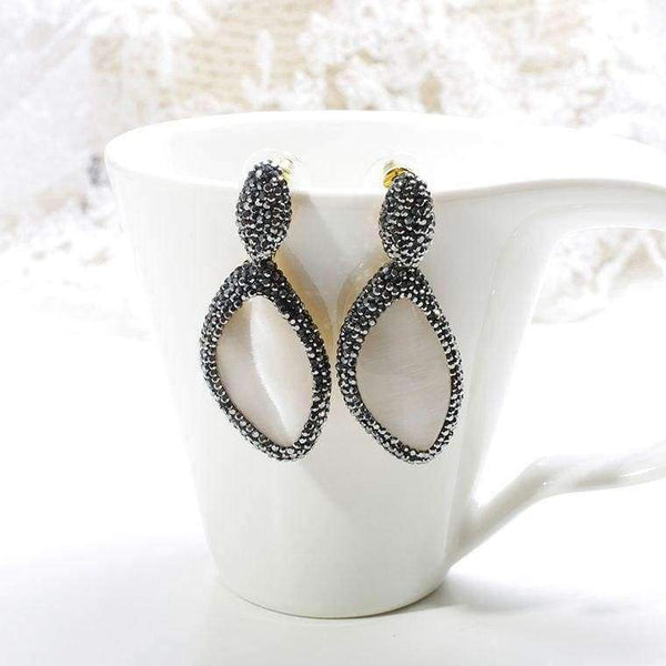 Planet Gates YNB New Arrival Women Rhinestone Earrings High Quality Nature Stone Semi-Precious Stone Earrings for Women Luxry Jewelry Gift