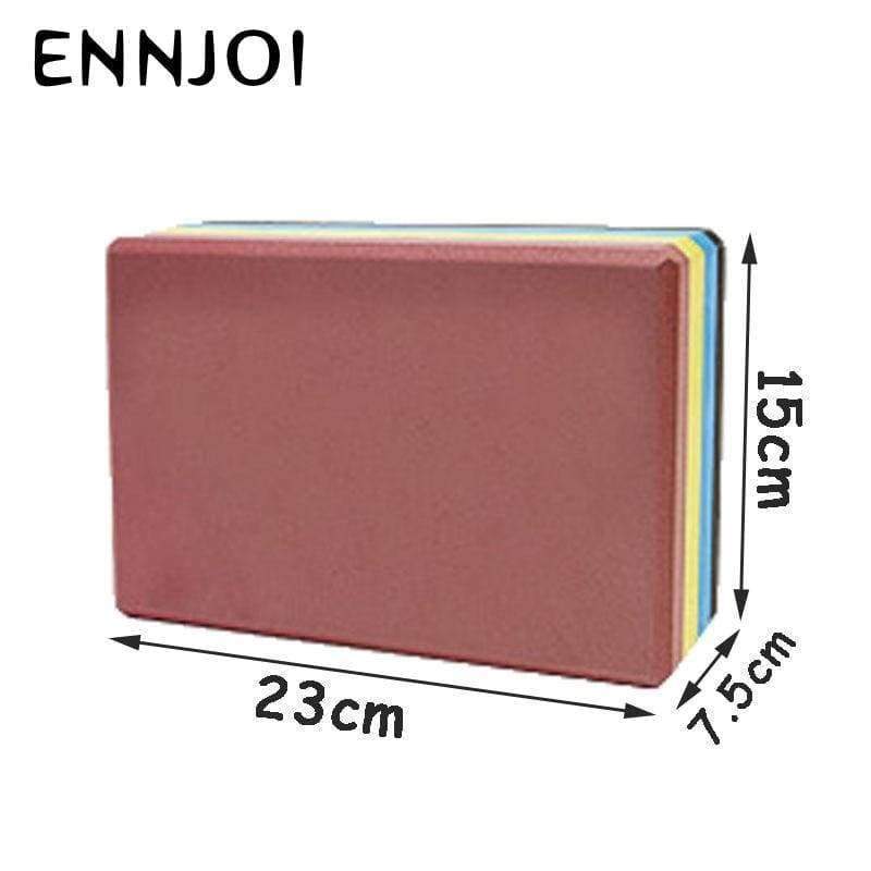 Planet Gates Yoga brick Auxiliary fitness block High density material 230*150*75mm Body building tool Portable sports assistant