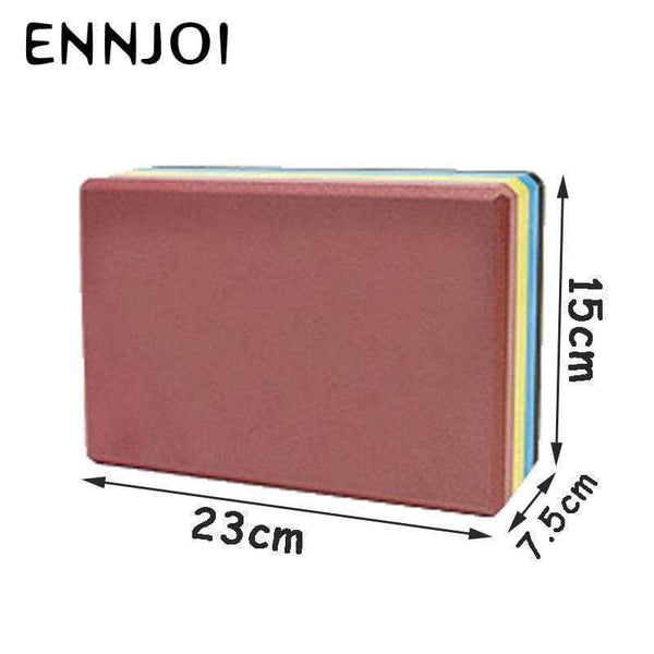 Planet Gates Yoga brick Auxiliary fitness block High density material 230*150*75mm Body building tool Portable sports assistant