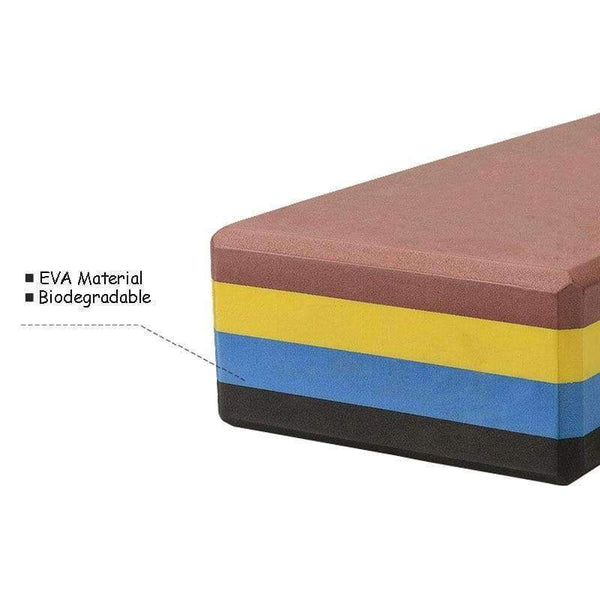 Planet Gates Yoga brick Auxiliary fitness block High density material 230*150*75mm Body building tool Portable sports assistant