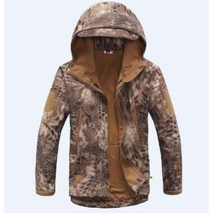Planet Gates YPC / XS Army Camouflage Coat Military Jacket Waterproof Windbreaker Raincoat Hunt Clothes Army  Men Outerwear Jackets And Coats