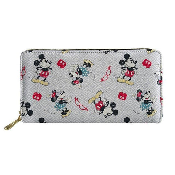 Planet Gates YQ2185Z21 Women Wallets Cartoon Mouse Printing Leather Female Wallet Cute Women's Purse for Coin Card Holder Girls Clutch